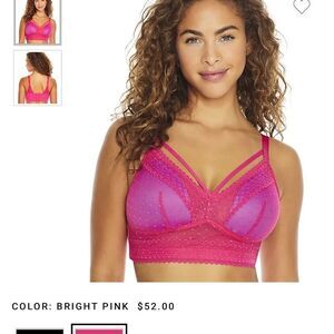 𝅺nwt Parfait Mia hot pink Bralette